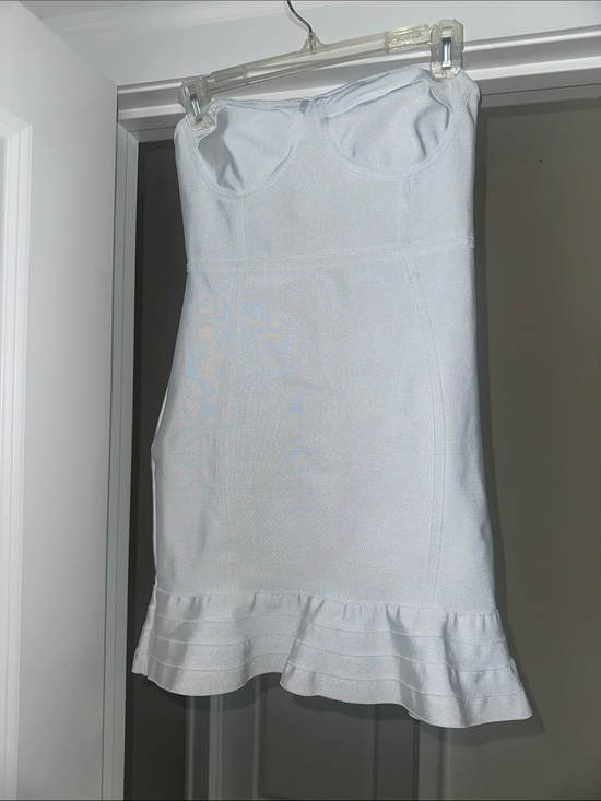 PrettyLittleThing Dresses & Skirts - White Strapless Bustier Mini Dress